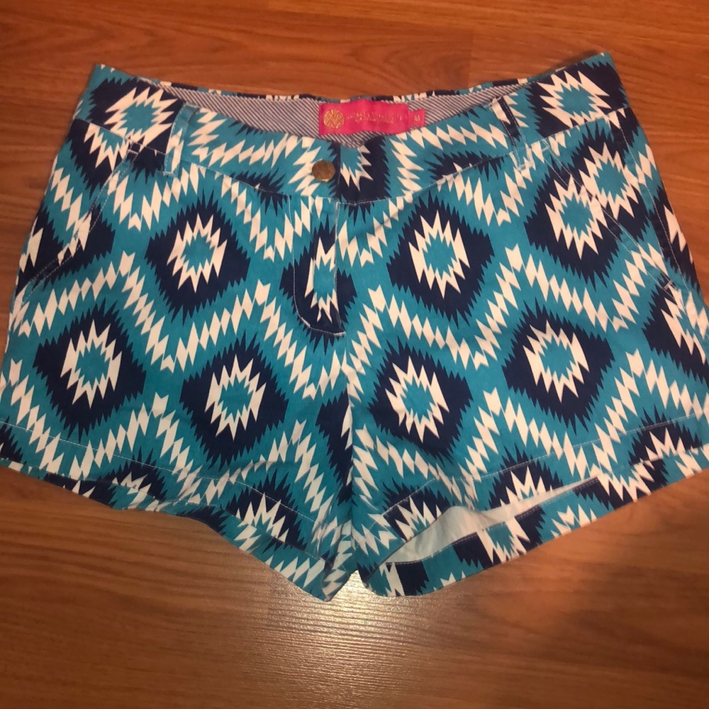 Blue shorts
